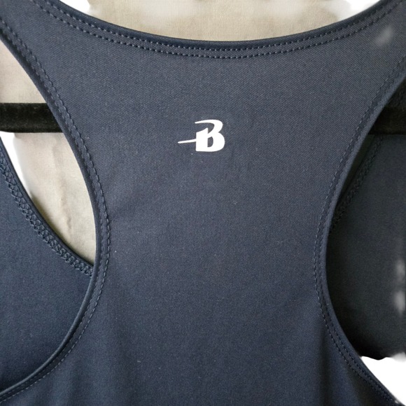 Badger Sport Wranglers Cowboy Up Navy Blue Racerback Tank Top Ladies Large - Picture 7 of 9